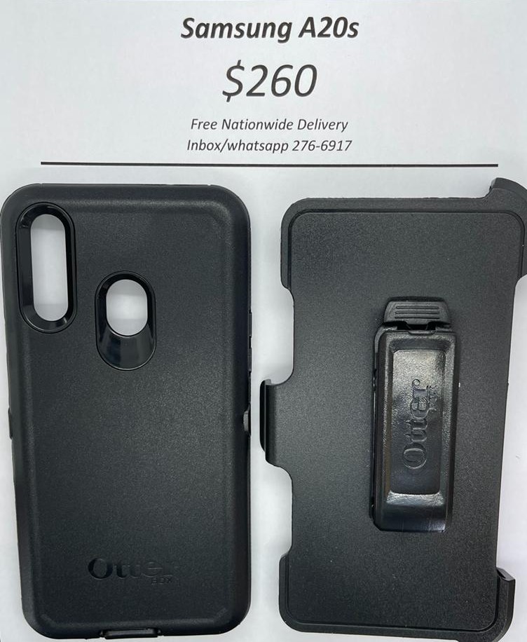 A20s Otterbox-Defender Black