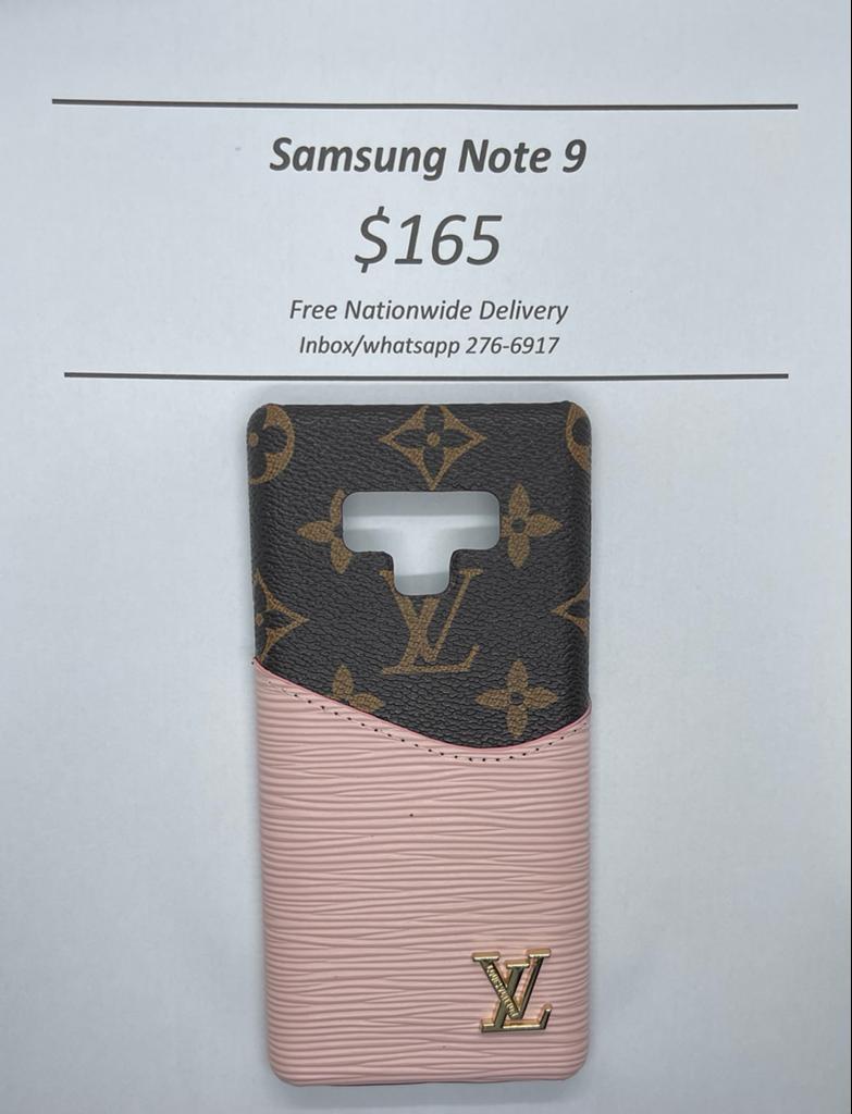 Note 9 Pink and Brown Luxury Case