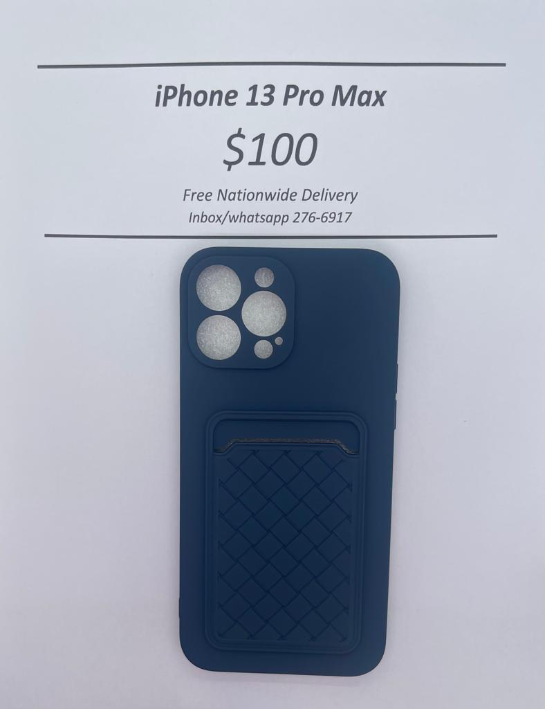 iPhone 13 Pro Max Blue Card Holder