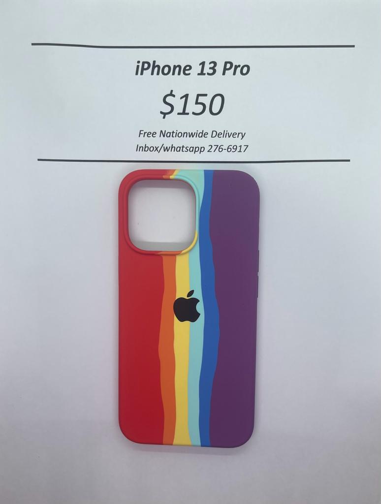 iPhone 13 Pro Rainbow Tone Logo Case