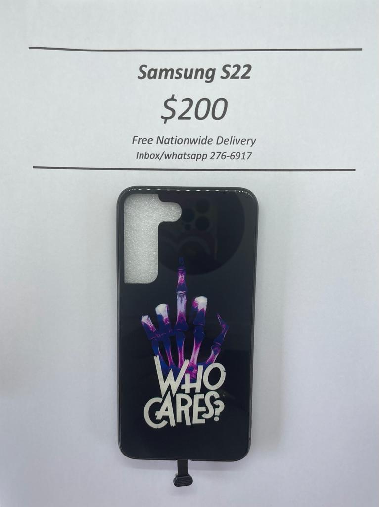 S22 Who Cares Light up case