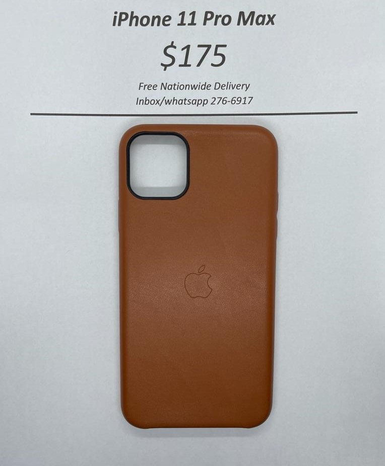 iPhone 11 Pro Max Brown Leather