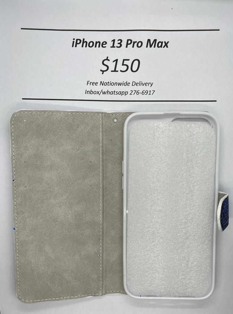 i13 Pro Max Blue Wallet