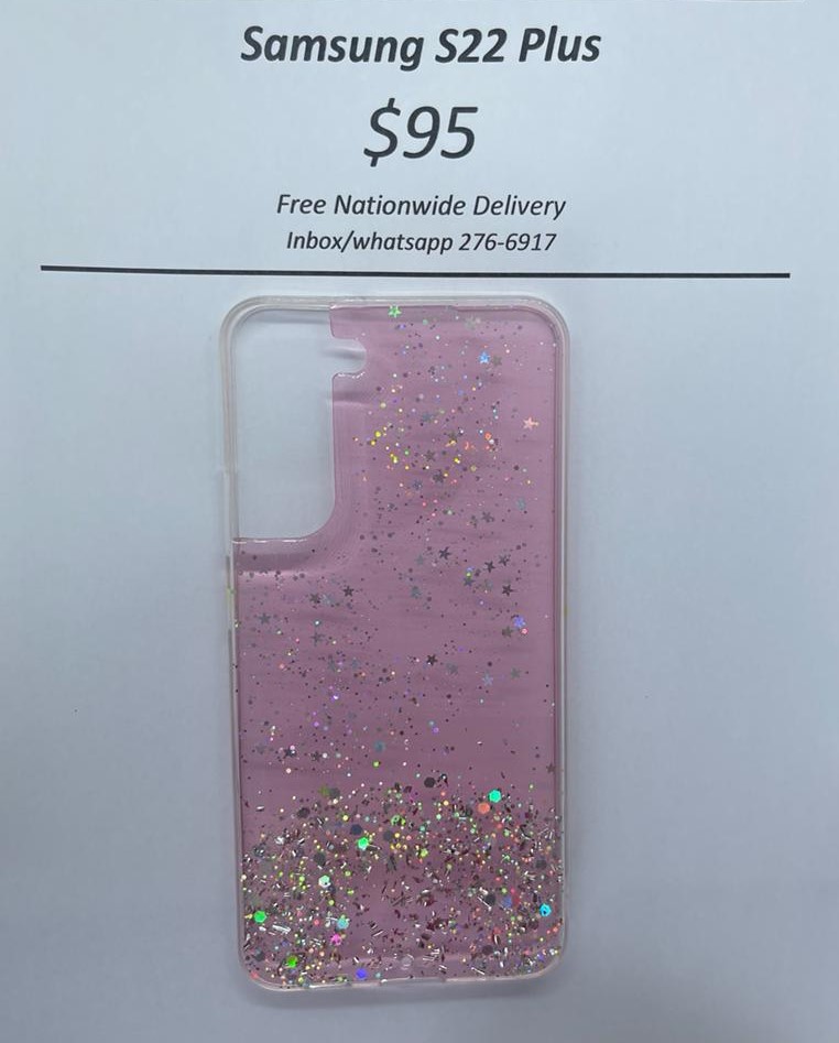 S22+ Pink Glitter