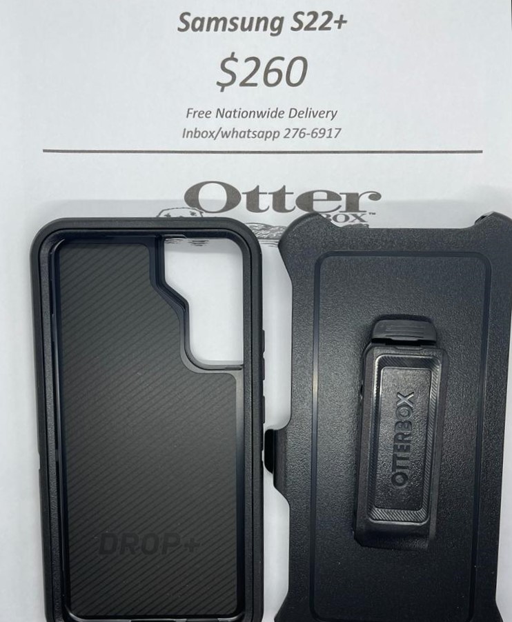 S22 Plus Otterbox-Defender Black
