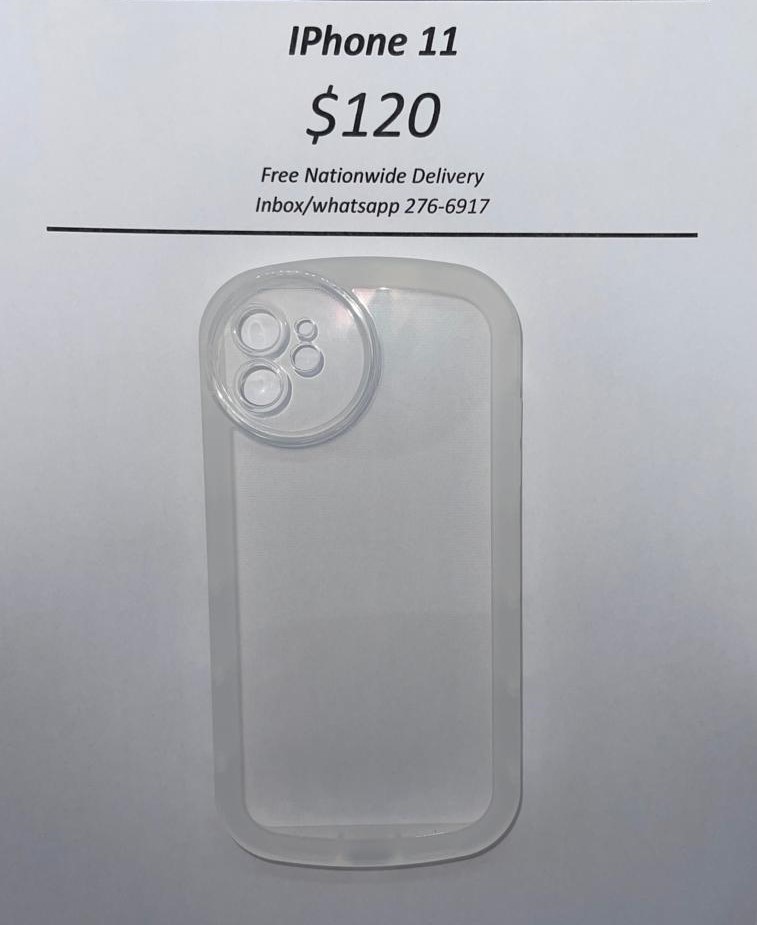 iPhone 11 Clear Rim case