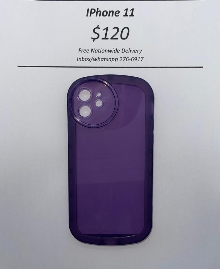 iPhone 11 Purple Rim Case