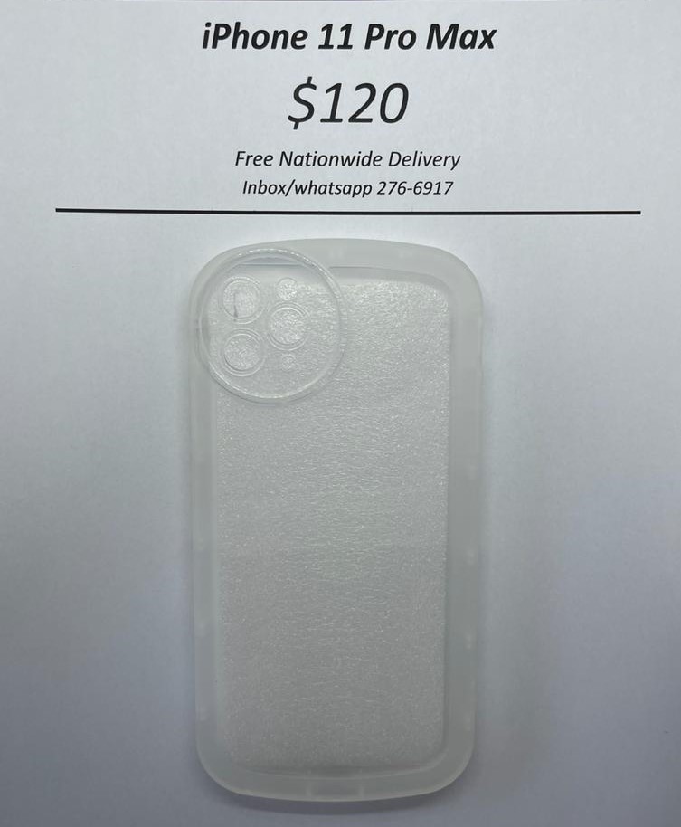 iPhone 11 Pro Max Clear Rim Case