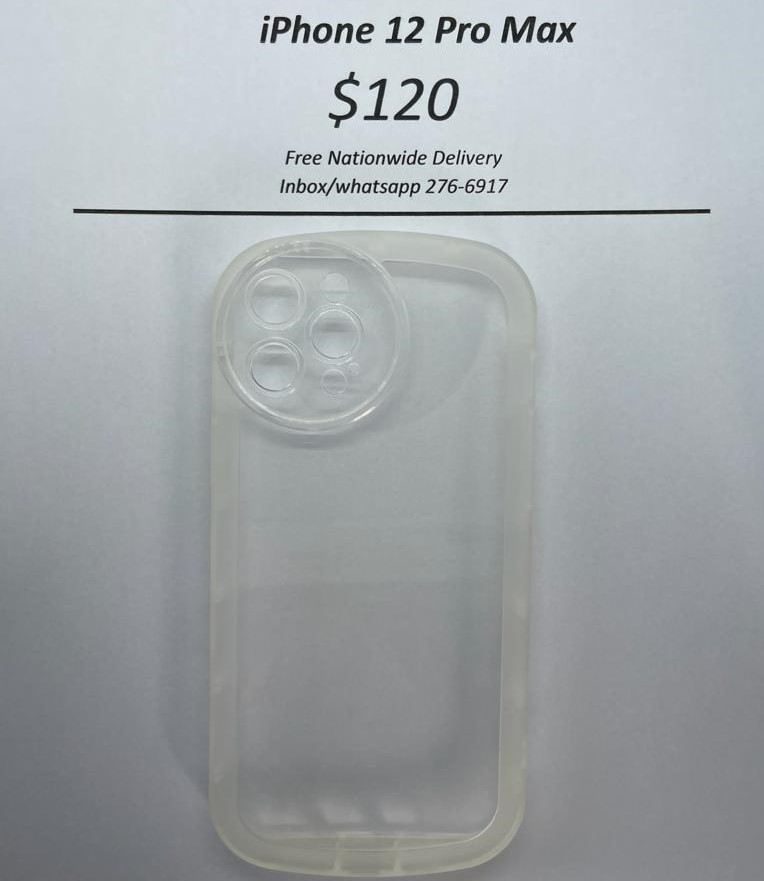 iPhone 12 Pro Max Clear Rim Case