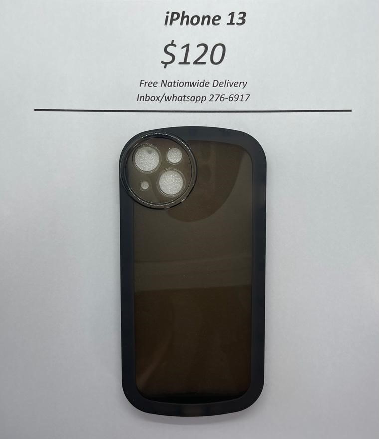 iPhone 13 Black Rim Case