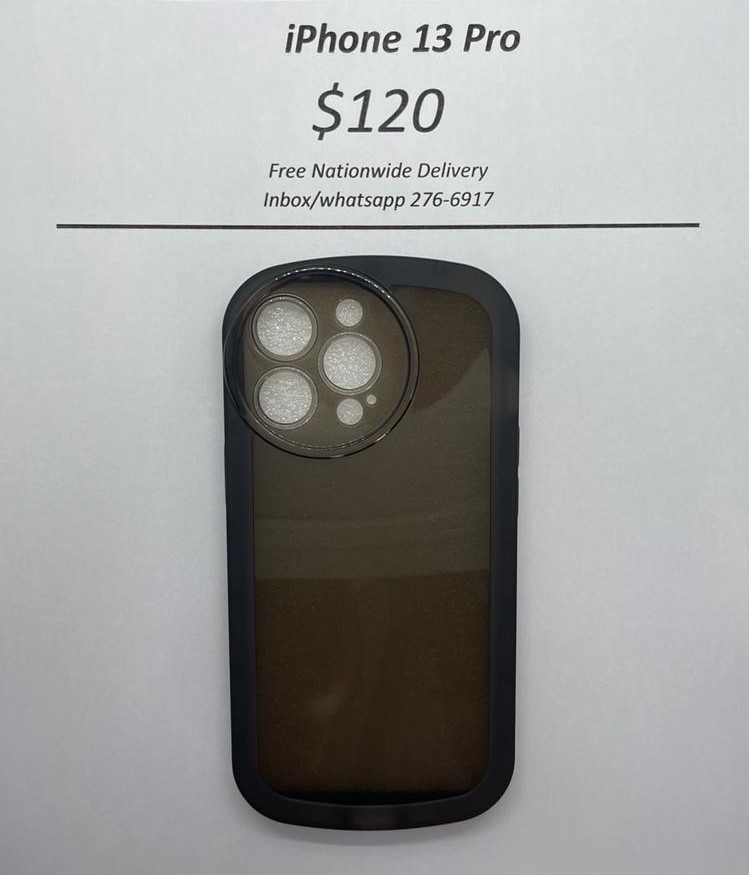 iPhone 13 Pro Black Rim Case