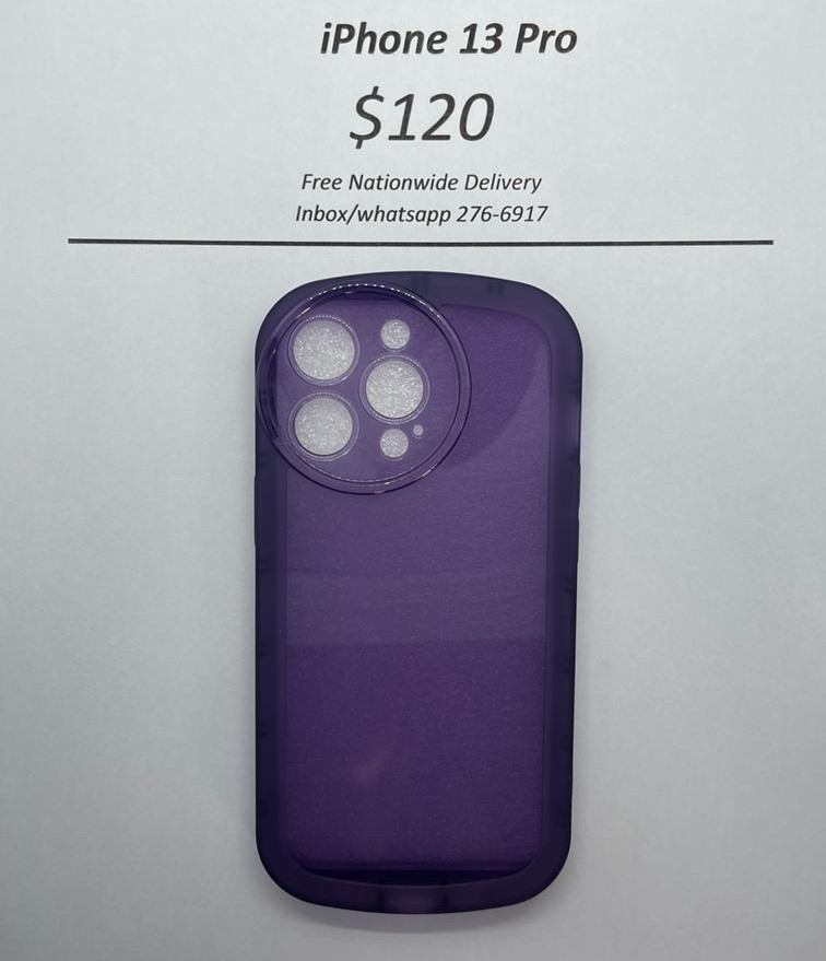 iPhone 13 Pro Purple Rim Case