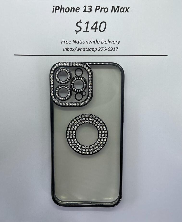 iPhone 13 Pro Max Black Gem Logo