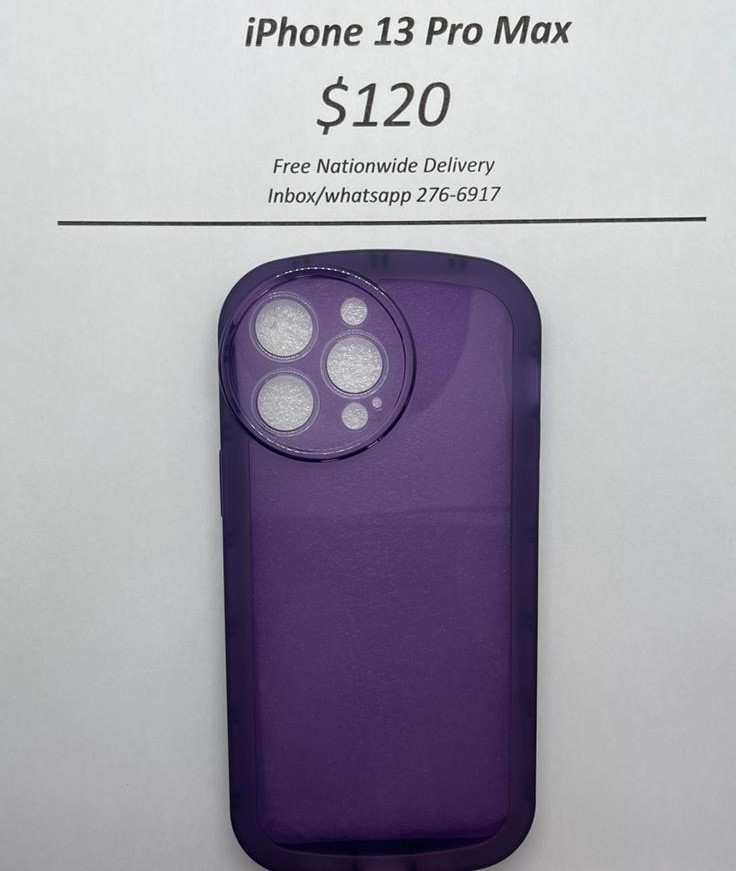 iPhone 13 Pro Max Purple Rim Case