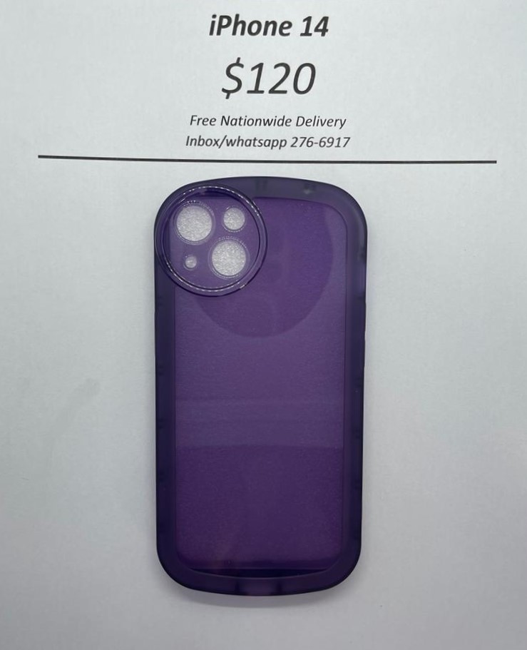 iPhone 14 Purple Rim Case
