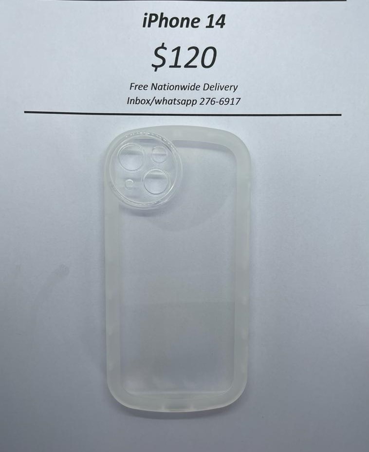 iPhone 14 Clear Rim Case