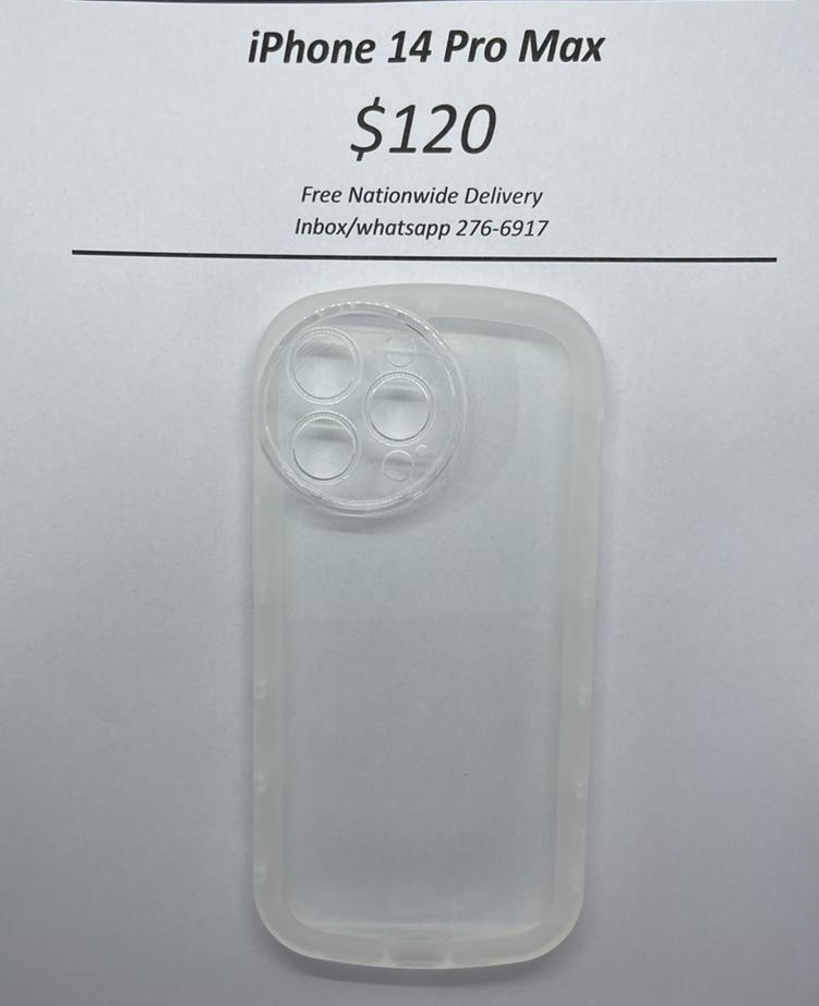 iPhone 14 Pro Max Clear Rim Case