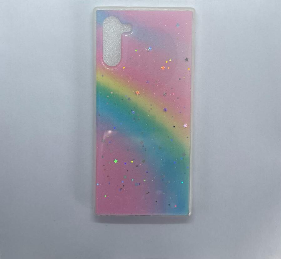 Note 10 Rainbow Glitter