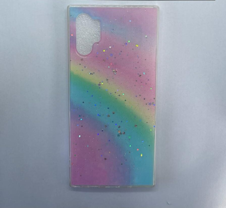 Note 10 Plus Rainbow Glitter