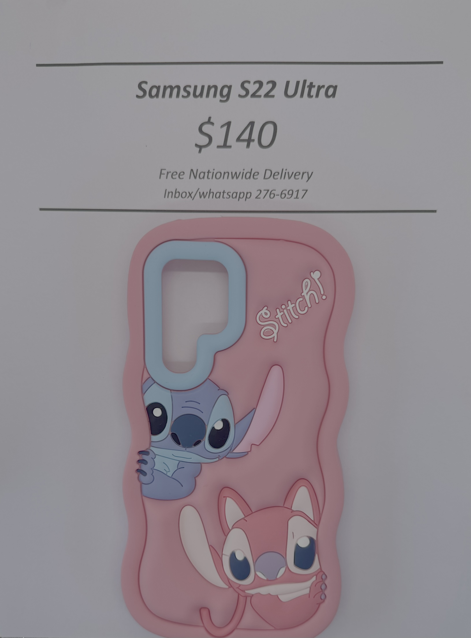 S22 Ultra Pink Stitch