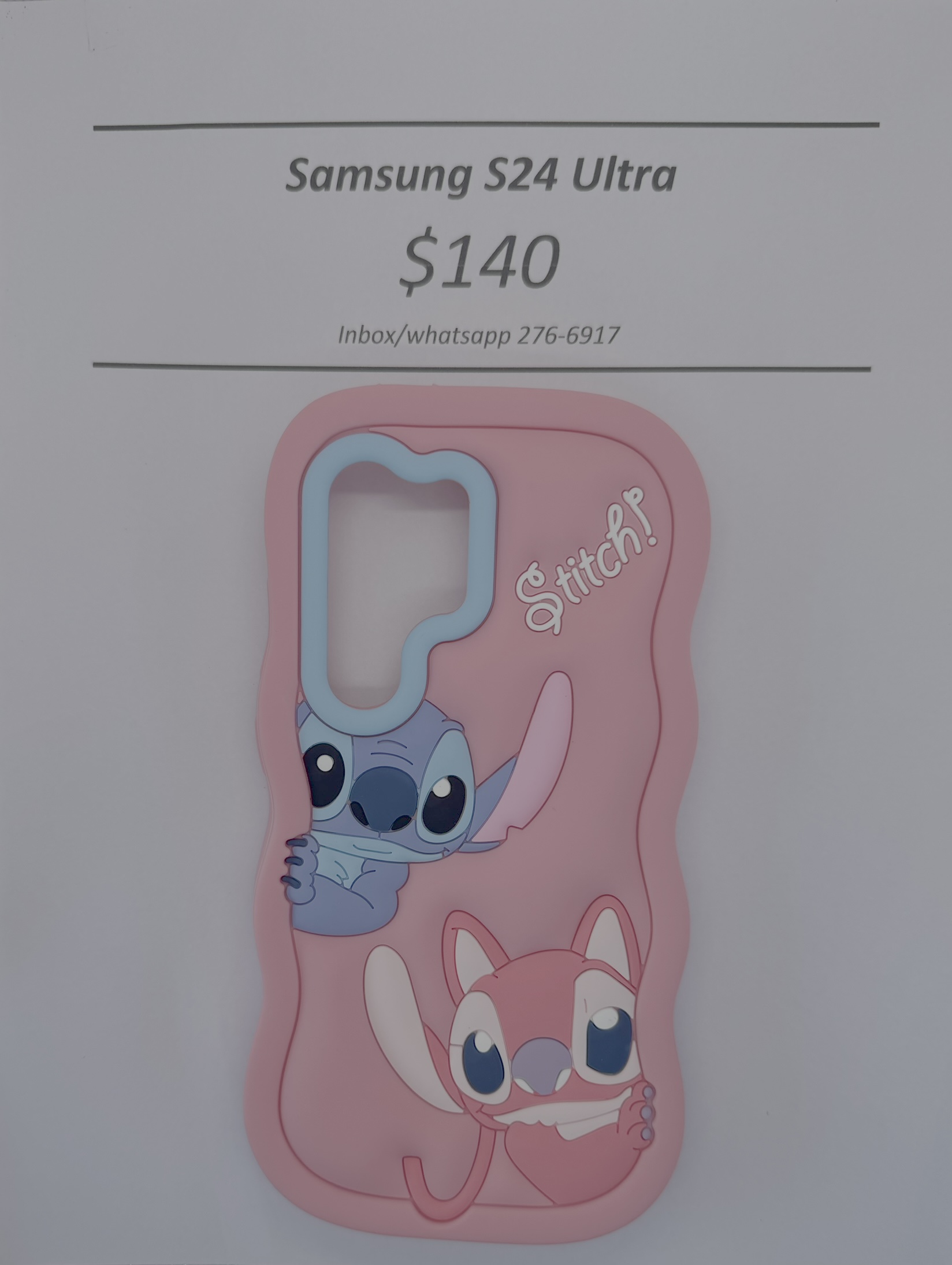 S24 Ultra Pink Stitch