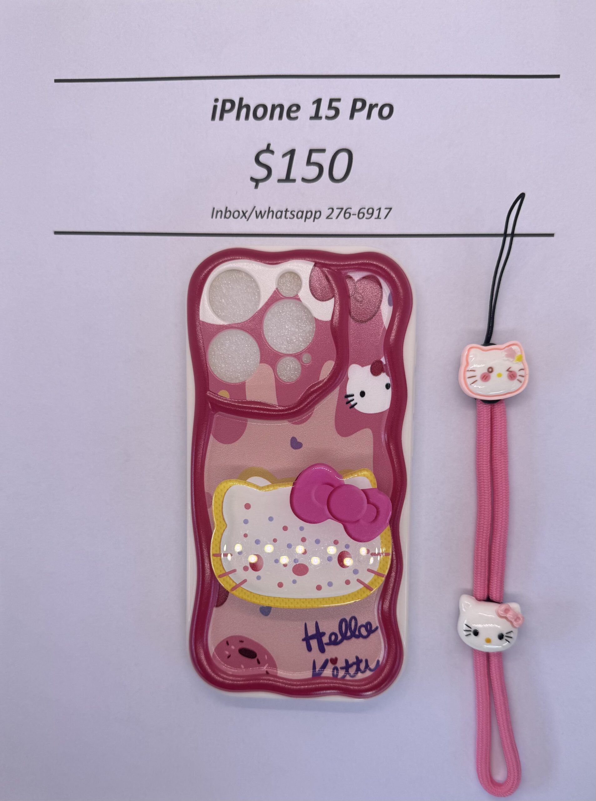iPhone 15 Pro Hello Kitty