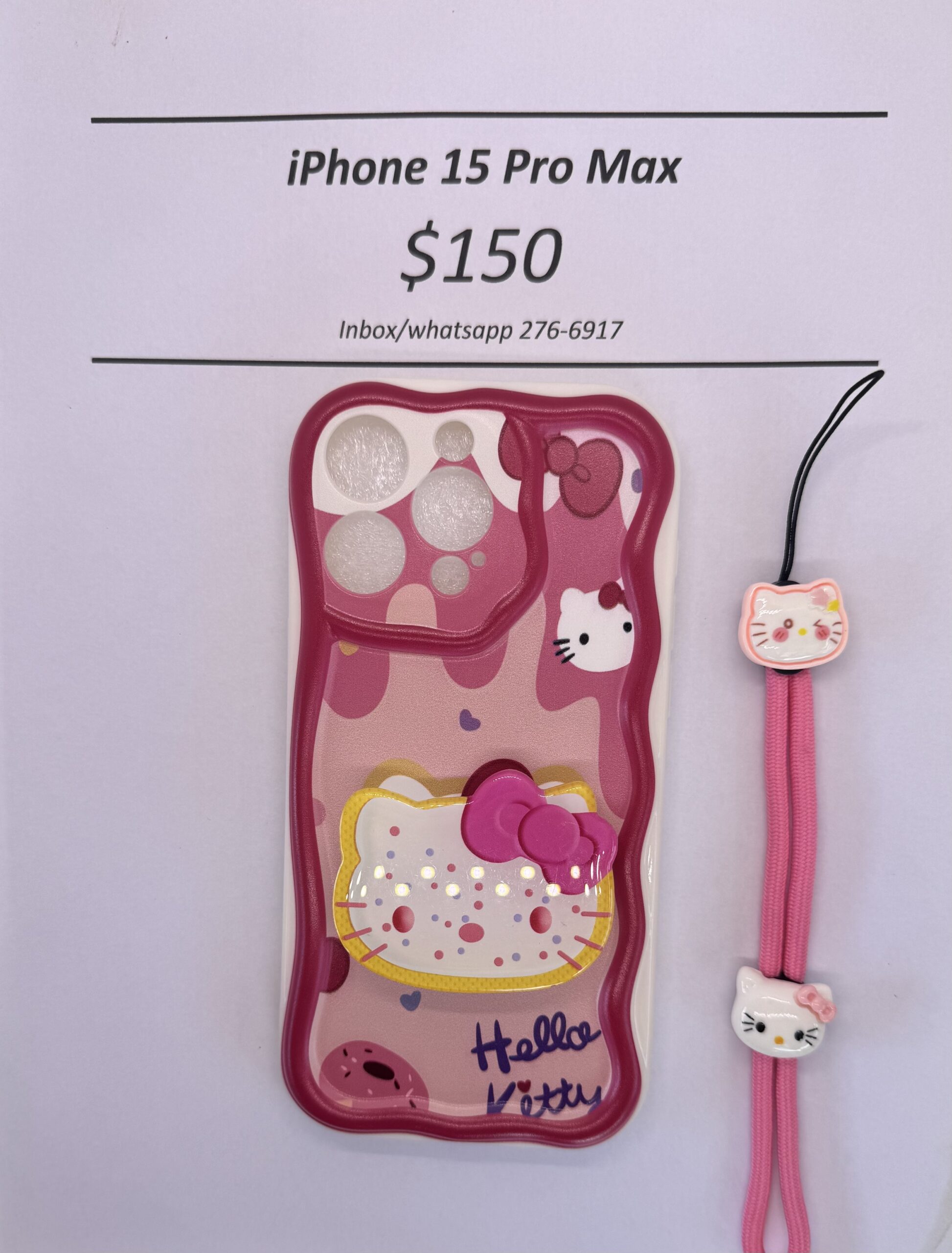iPhone 15 Pro Max Hello Kitty