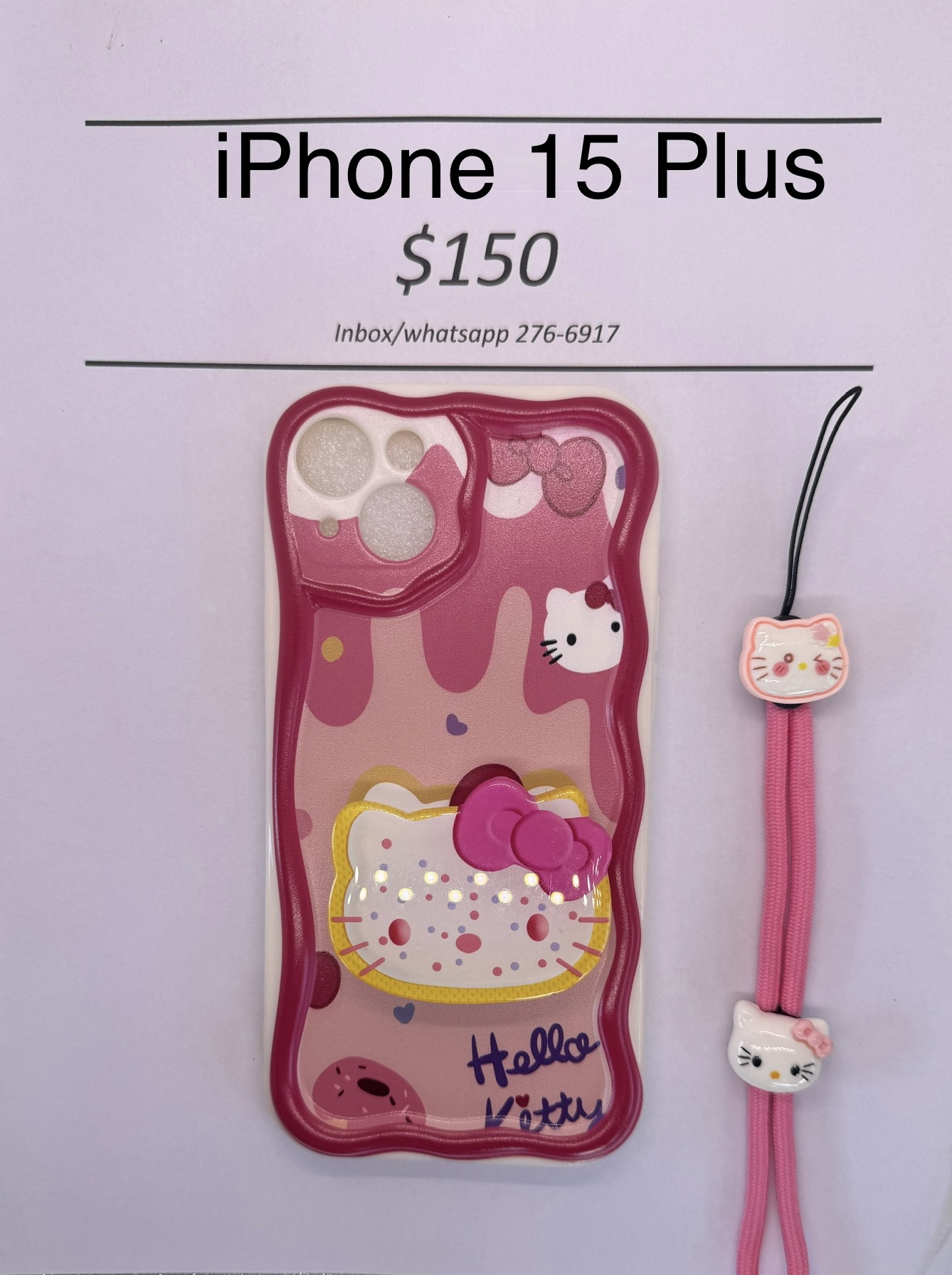 iPhone 15+ Hello Kitty