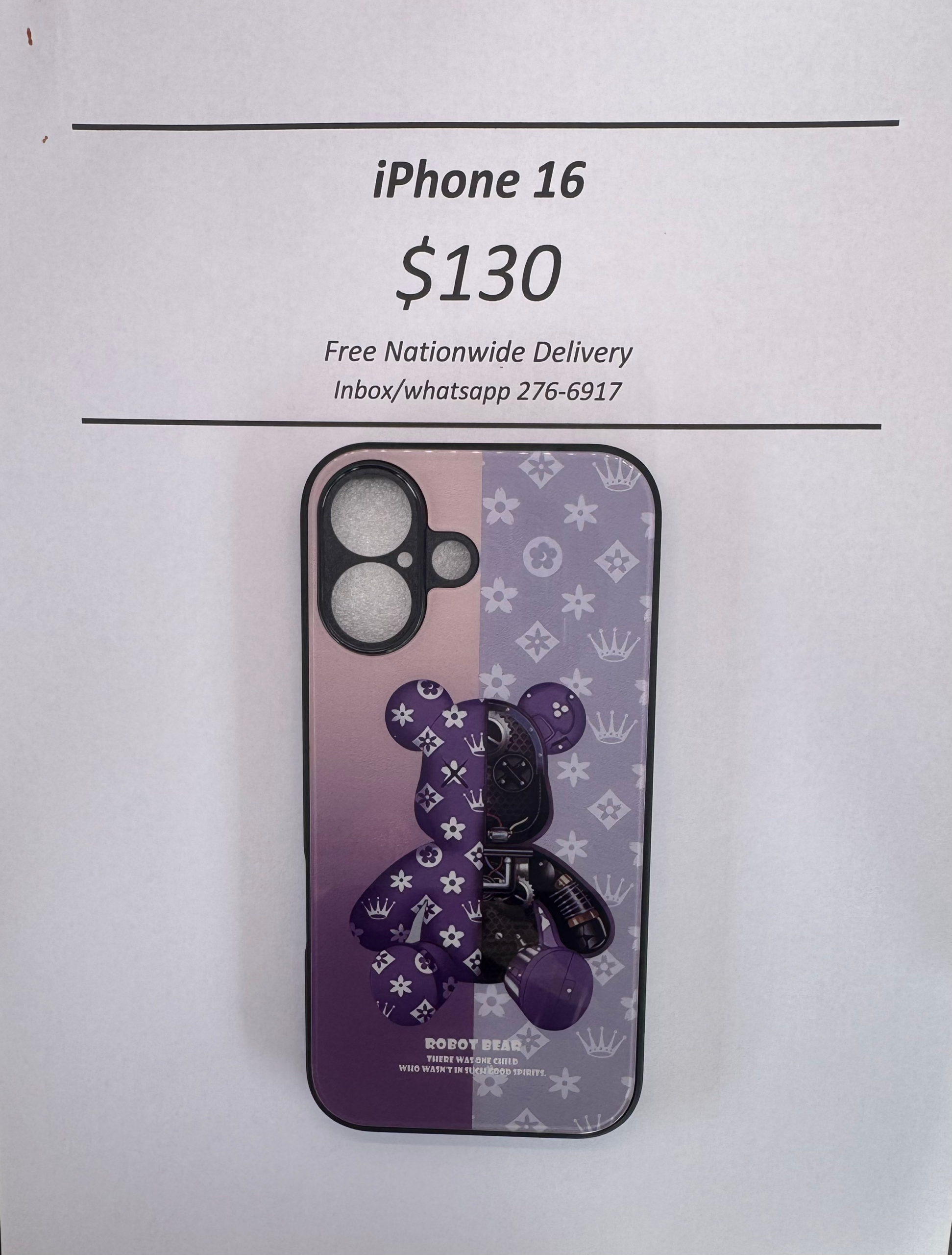 iPhone 16 Robot Bear