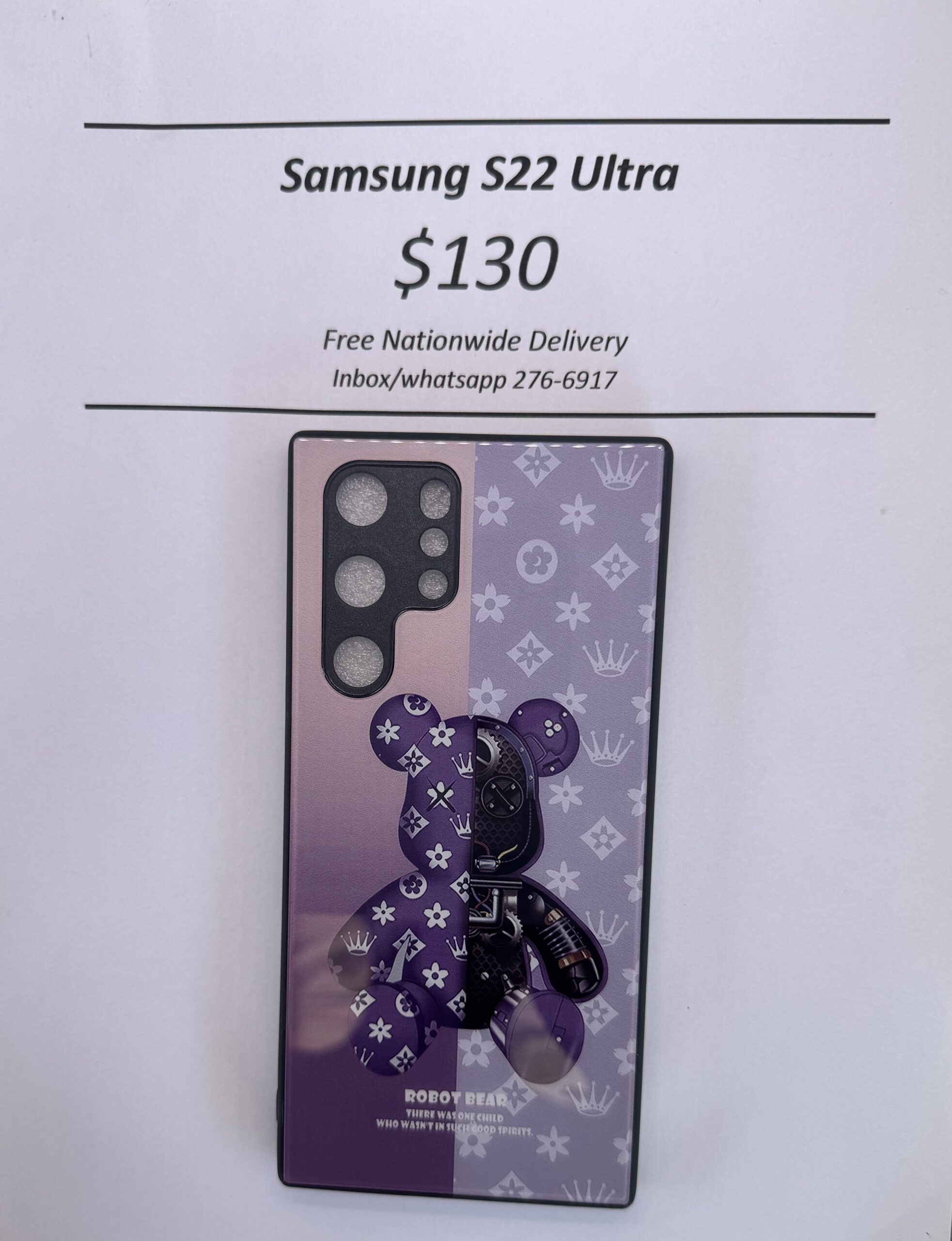 S22 Ultra Robot Bear