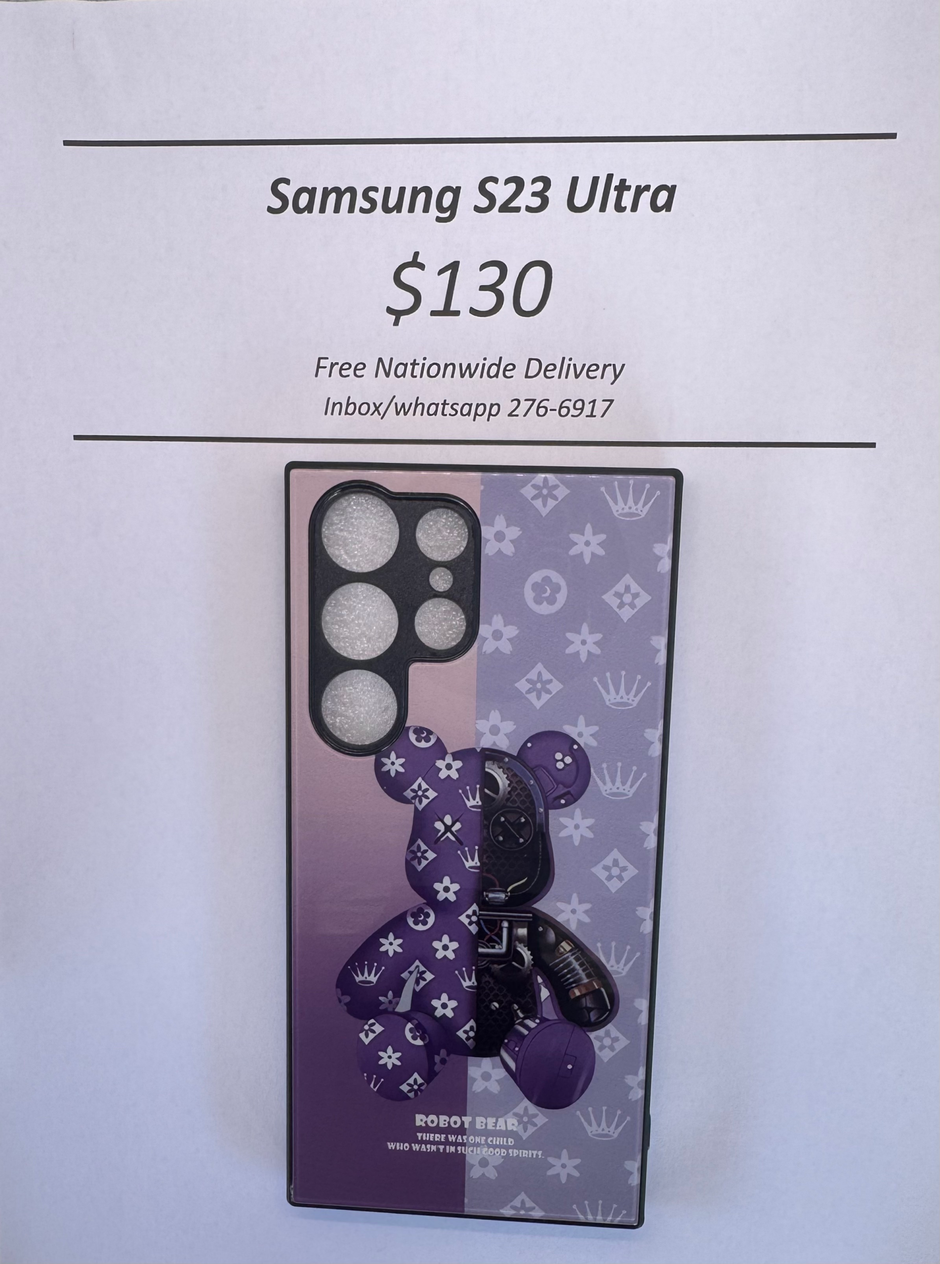 S23 Ultra Robot Bear