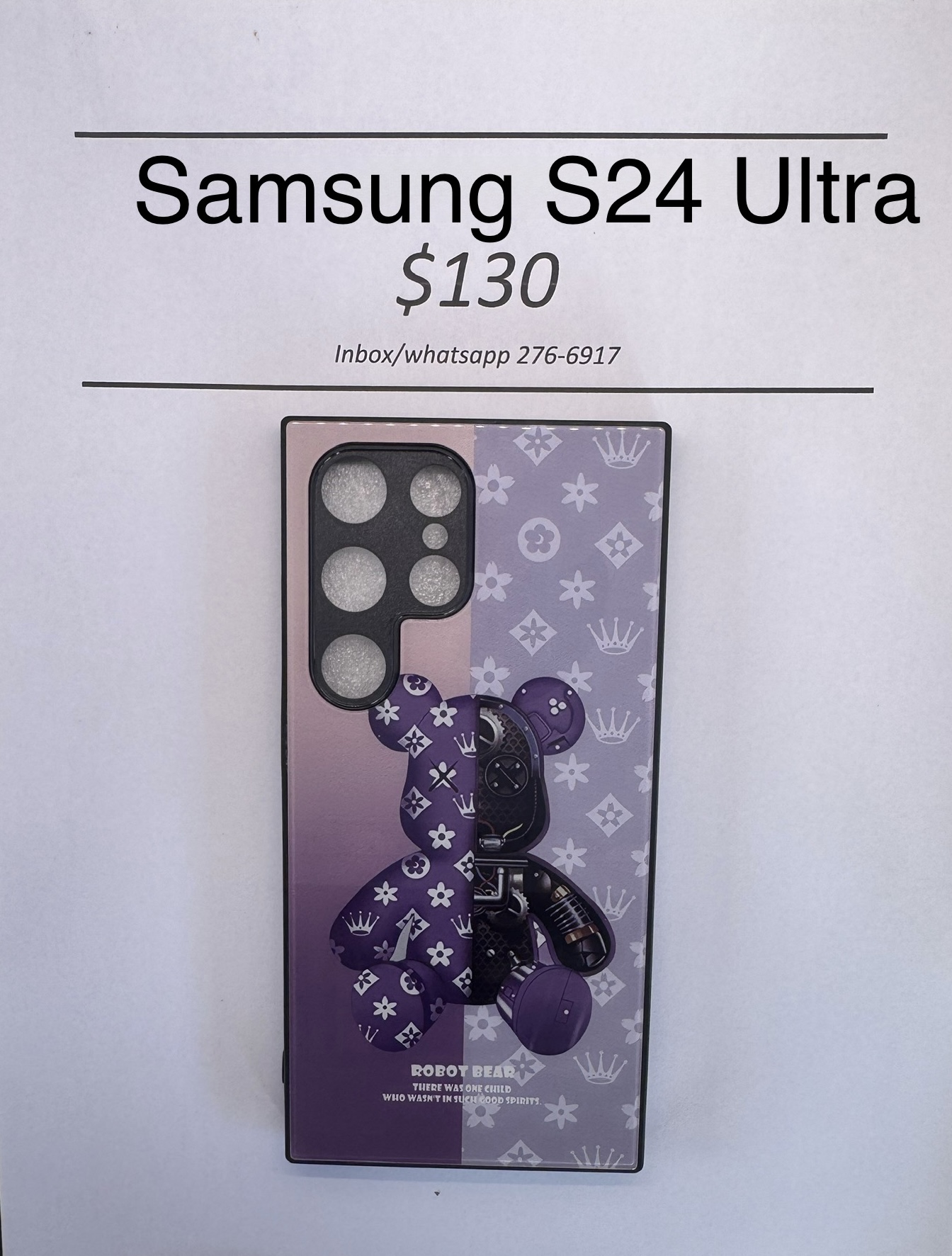 S24 Ultra Robot Bear