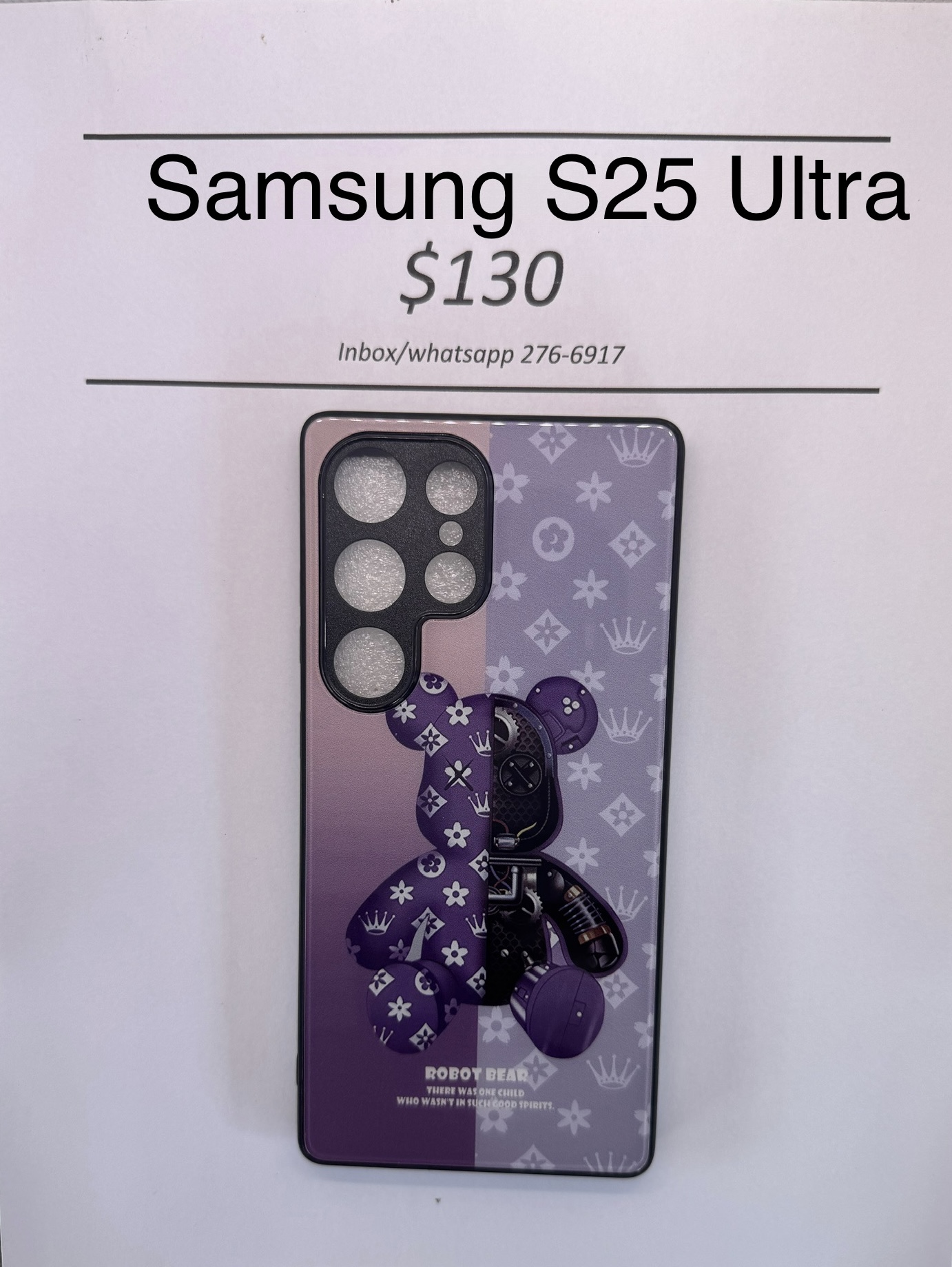 S25 Ultra Robot Bear