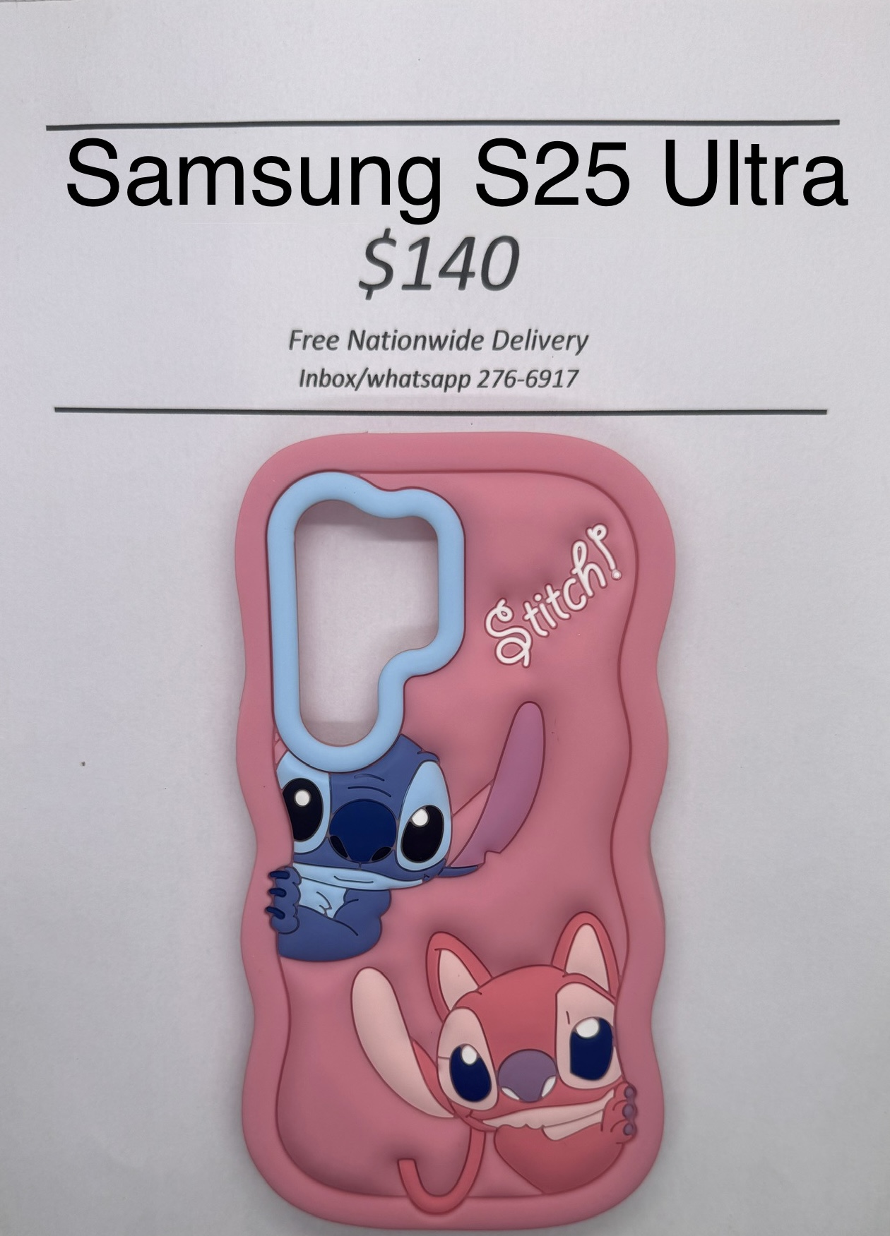 S25 Ultra Pink Stitch