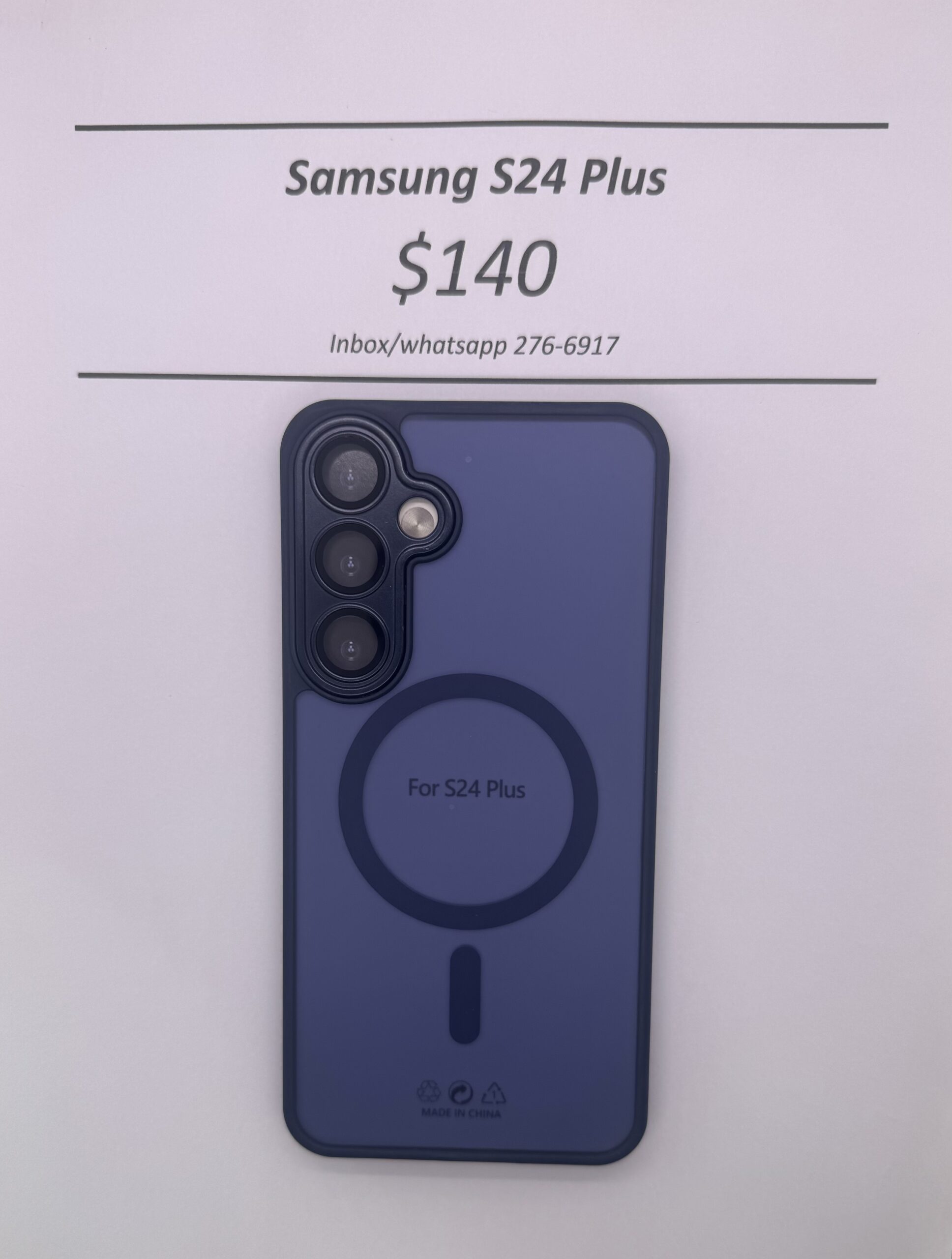 S24+ Blue Frosted Mag Safe