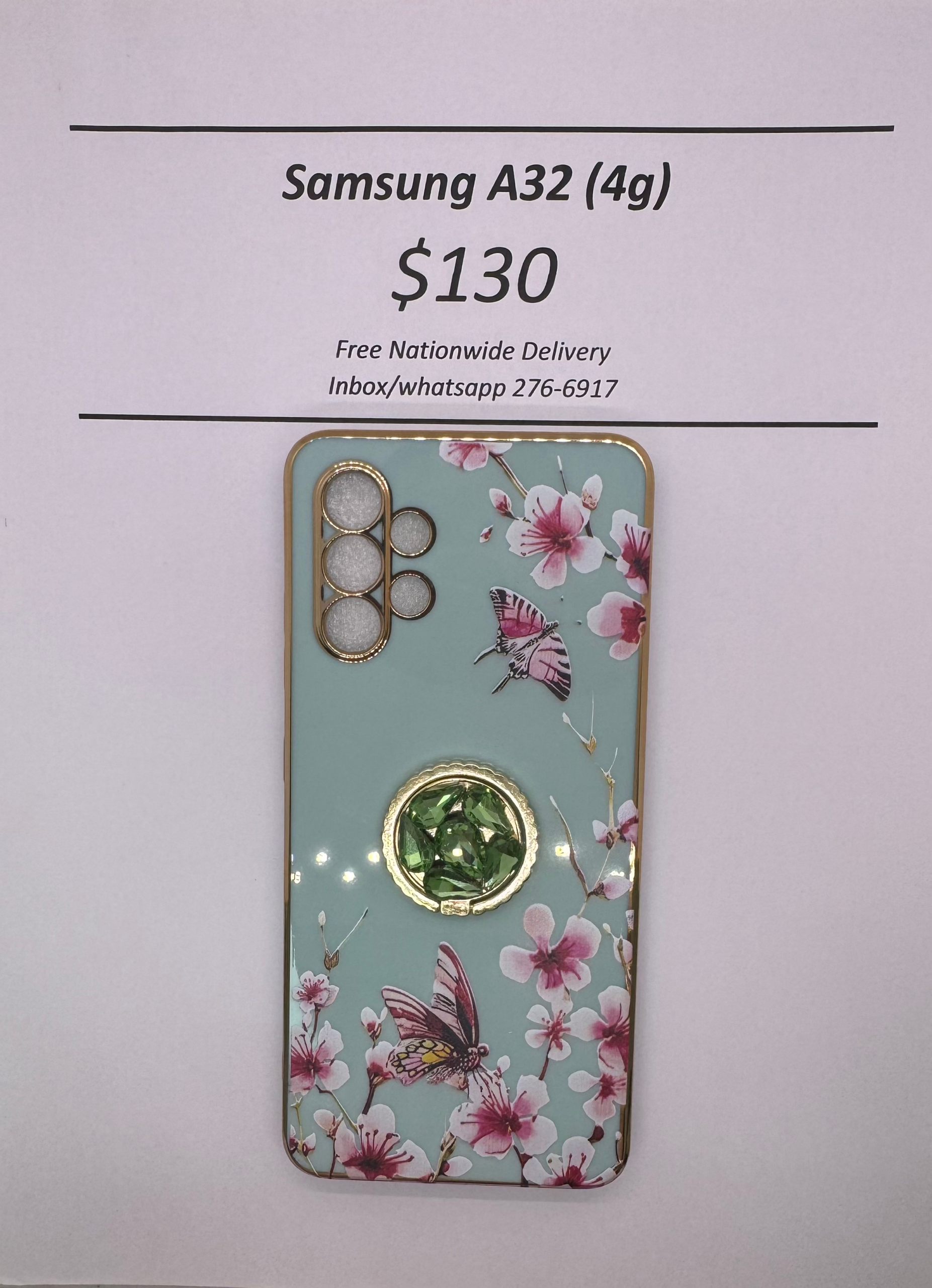 A32 4G Green Floral Butterfly