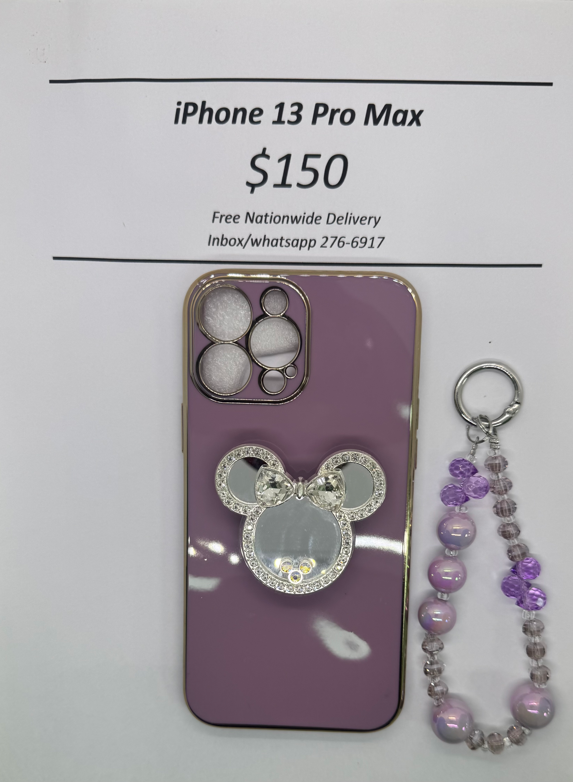 iPhone 13 Pro Max Purple Minnie