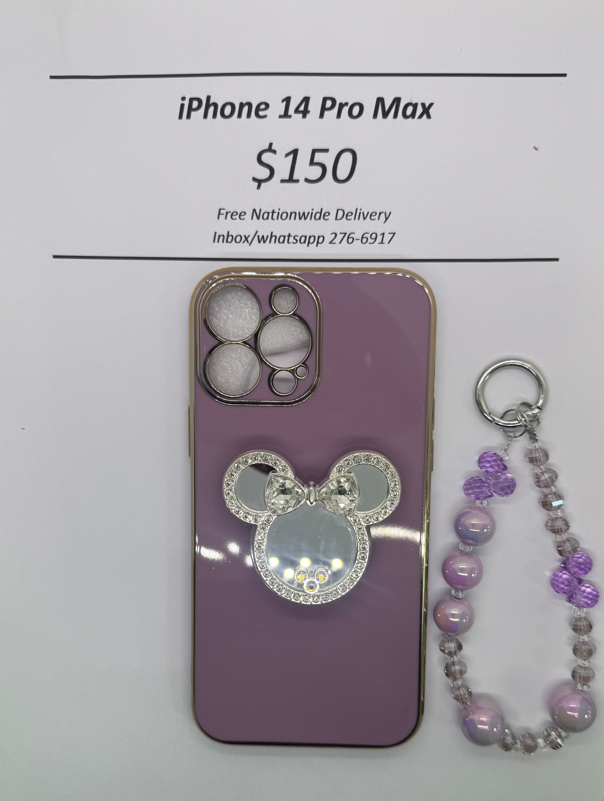 iPhone 14 Pro Max Purple Minnie