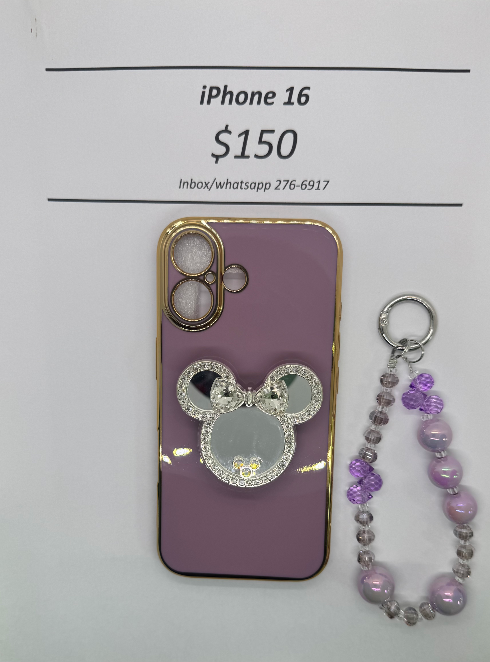 iPhone 16 Purple Minnie