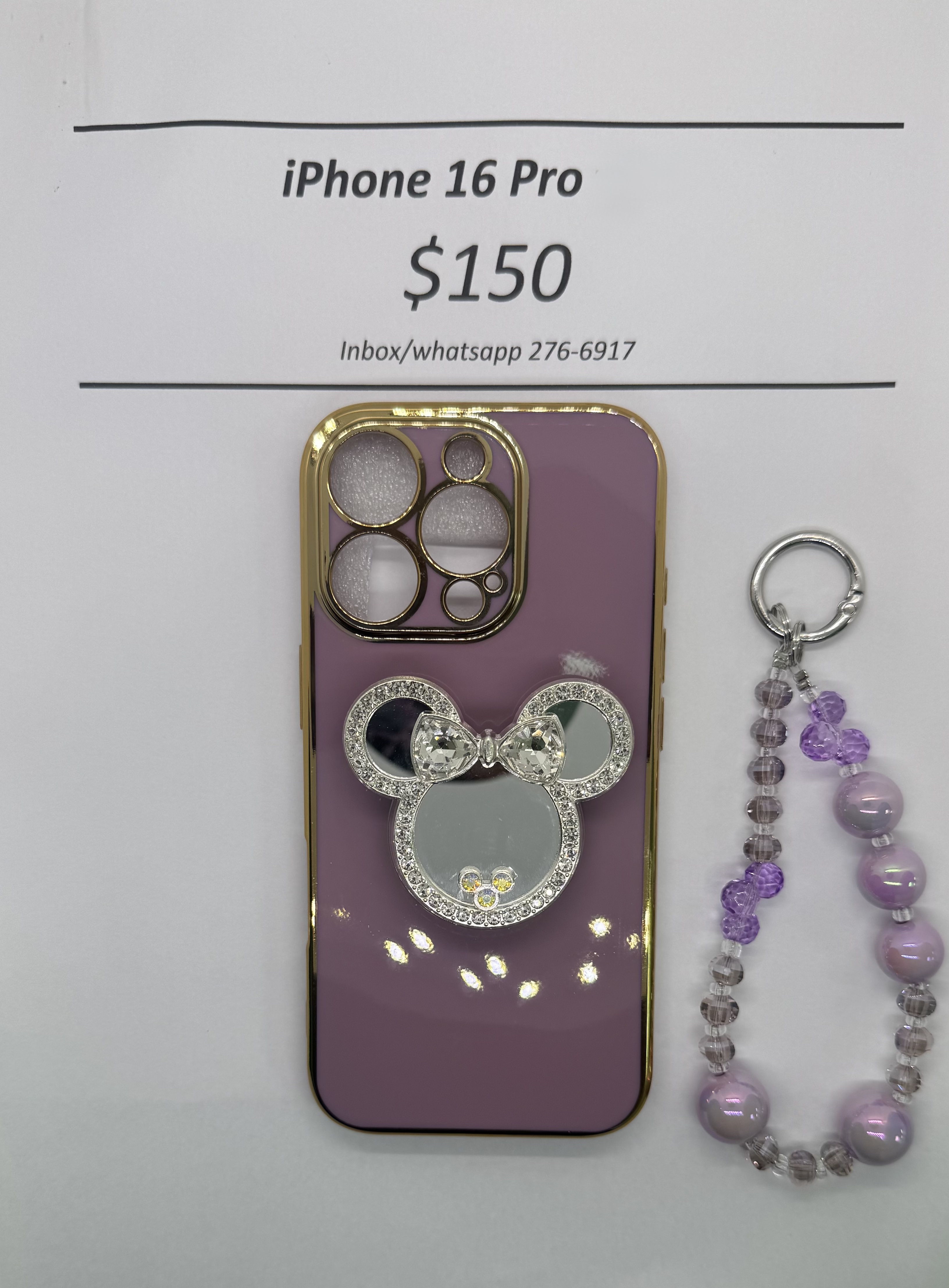 iPhone 16 Pro Purple Minnie