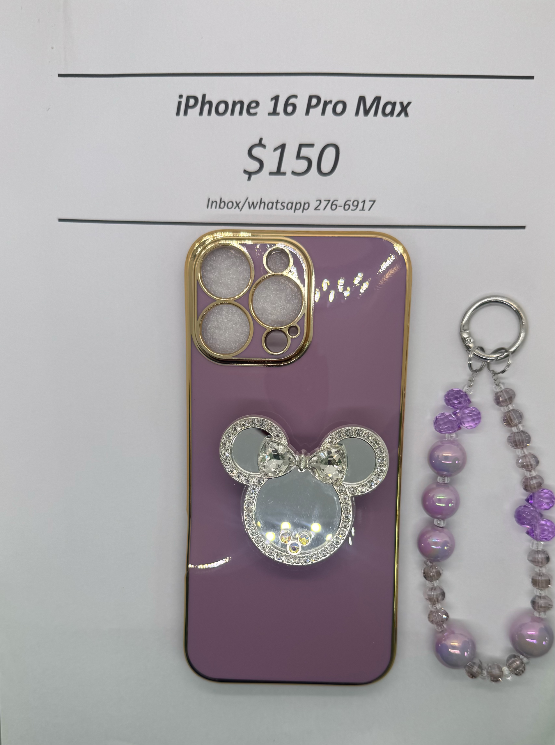 iPhone 16 Pro Max Purple Minnie