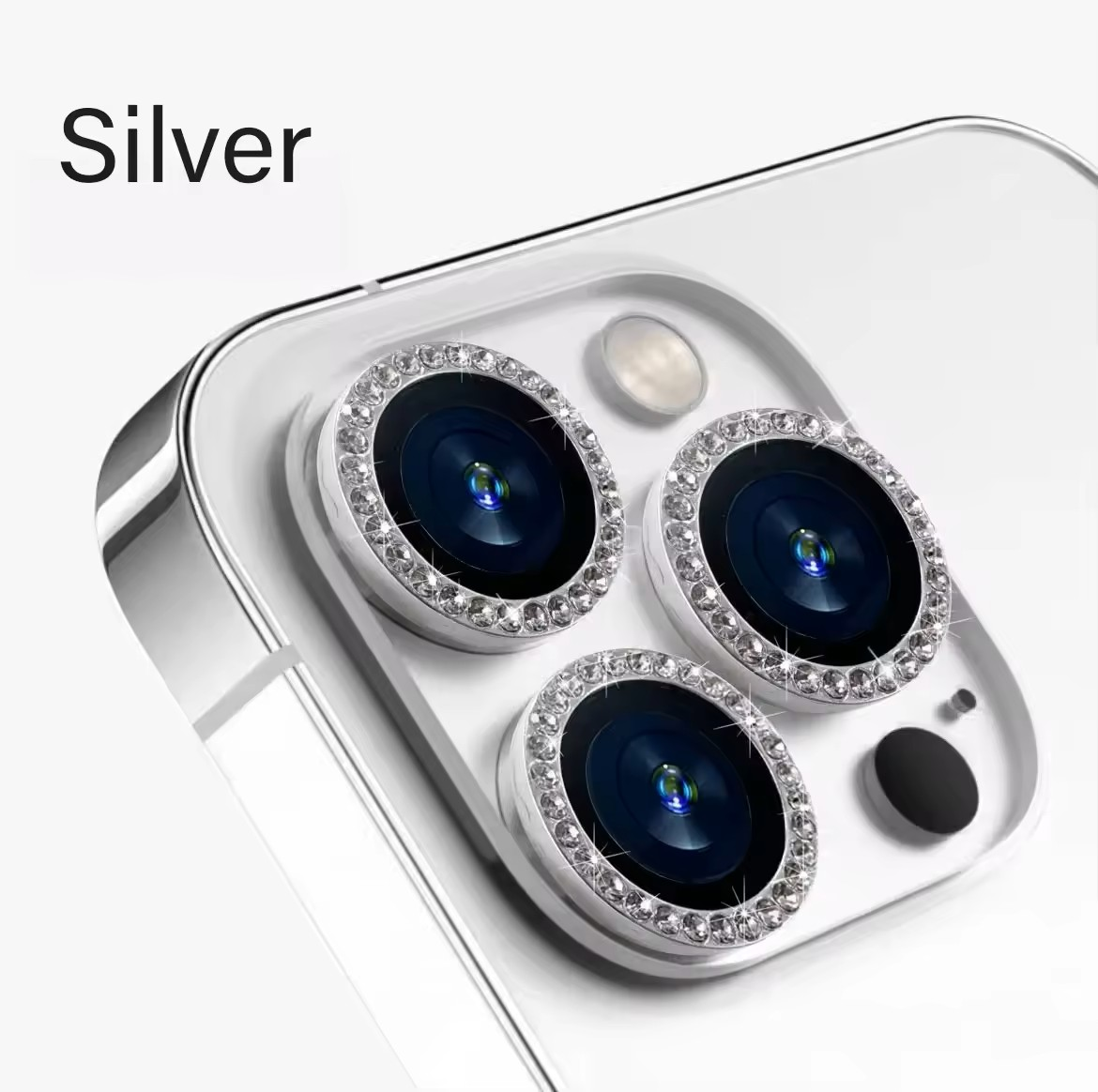 Samsung A-Series Silver Gem Lens Protector