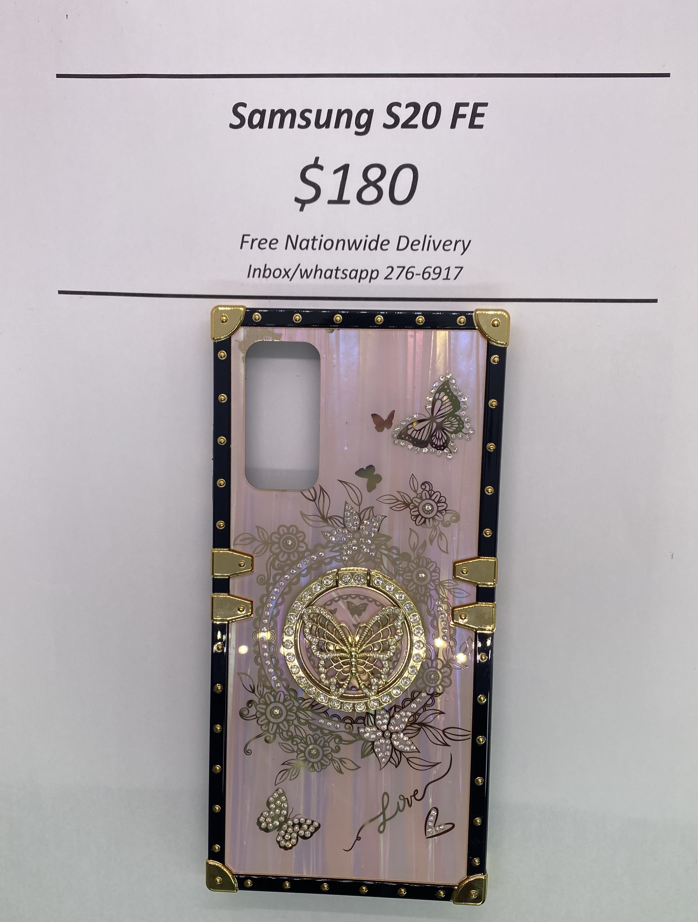 S20 FE Pink Butterfly Trunk