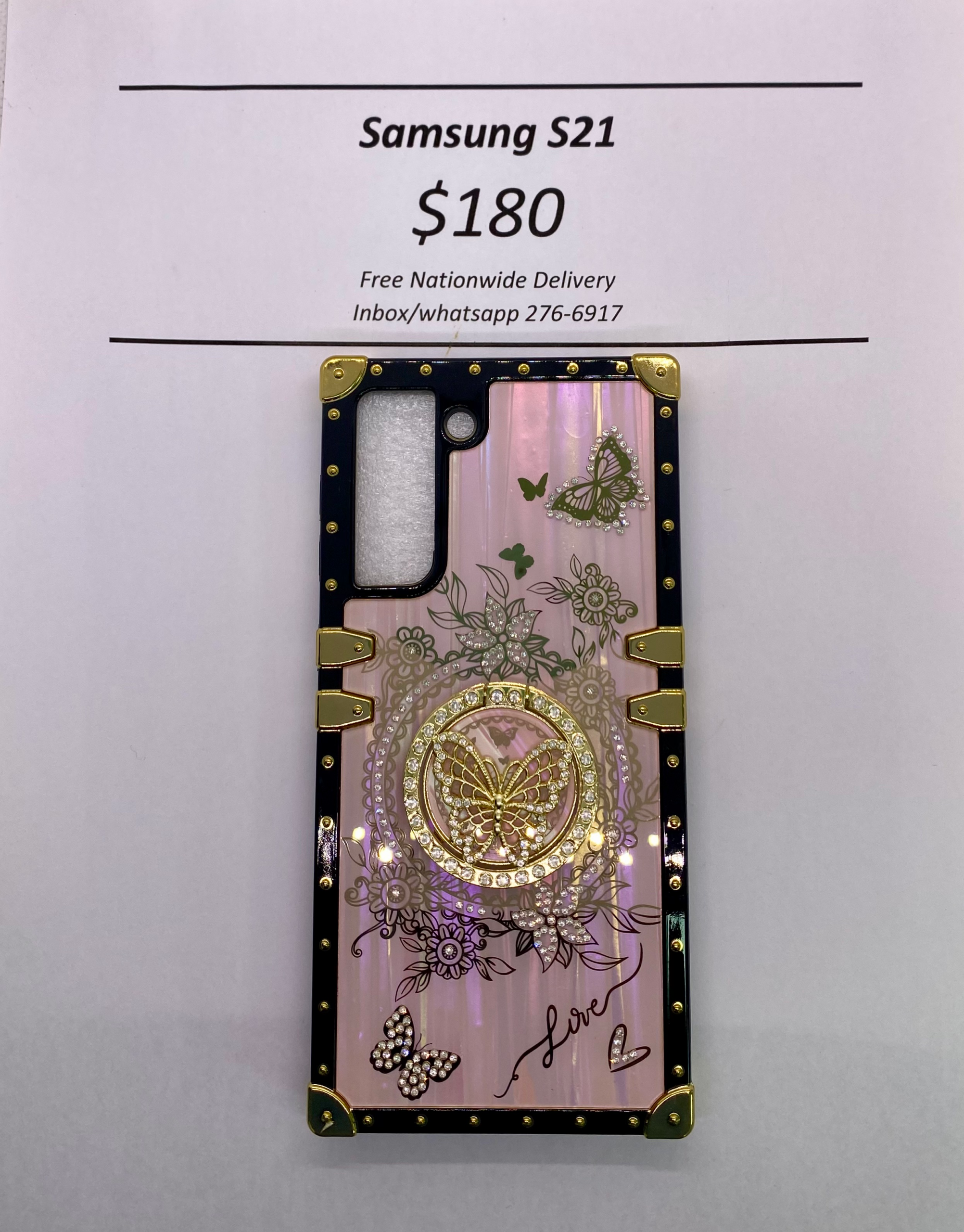 S21 Pink Butterfly Trunk