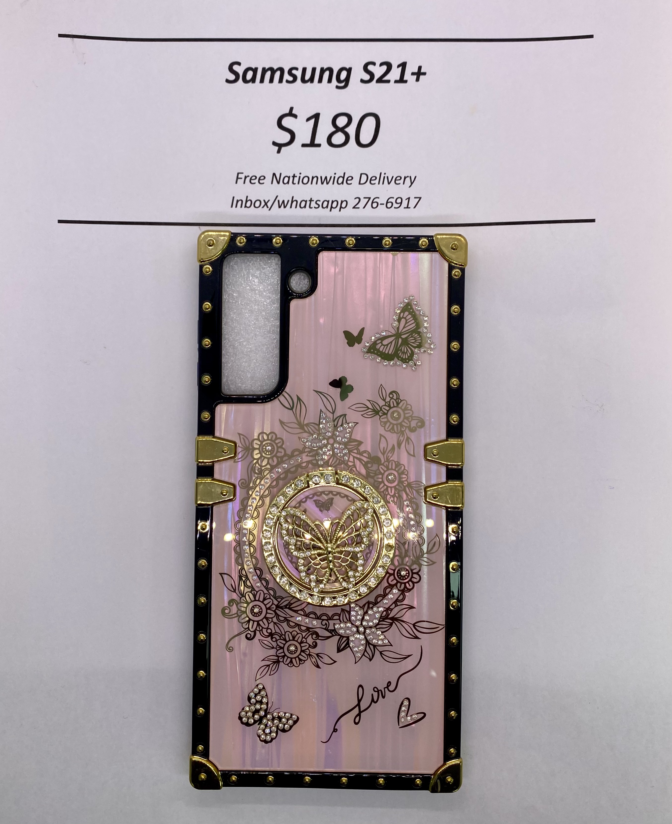 S21+ Pink Butterfly Trunk