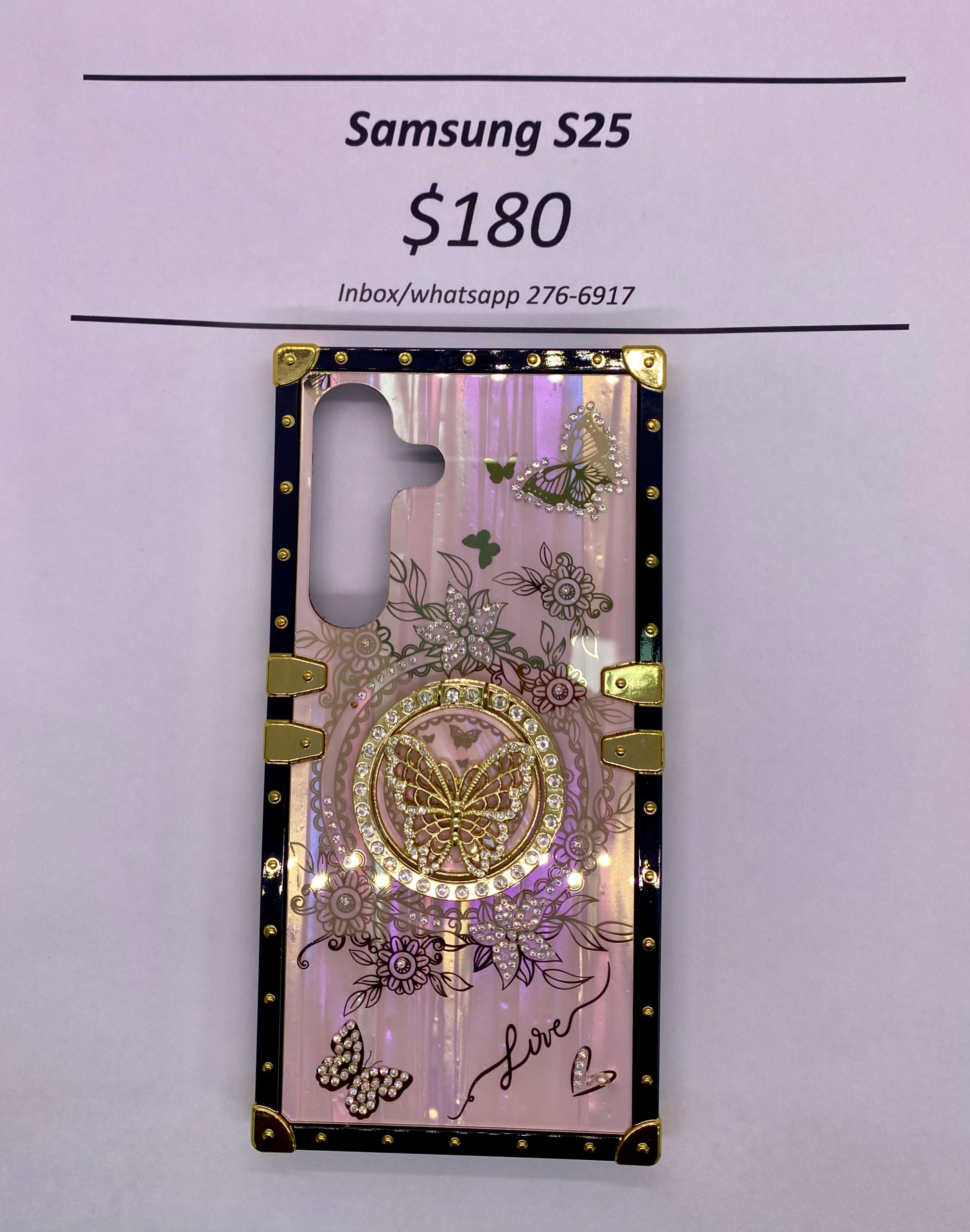 S25 Pink Butterfly Trunk