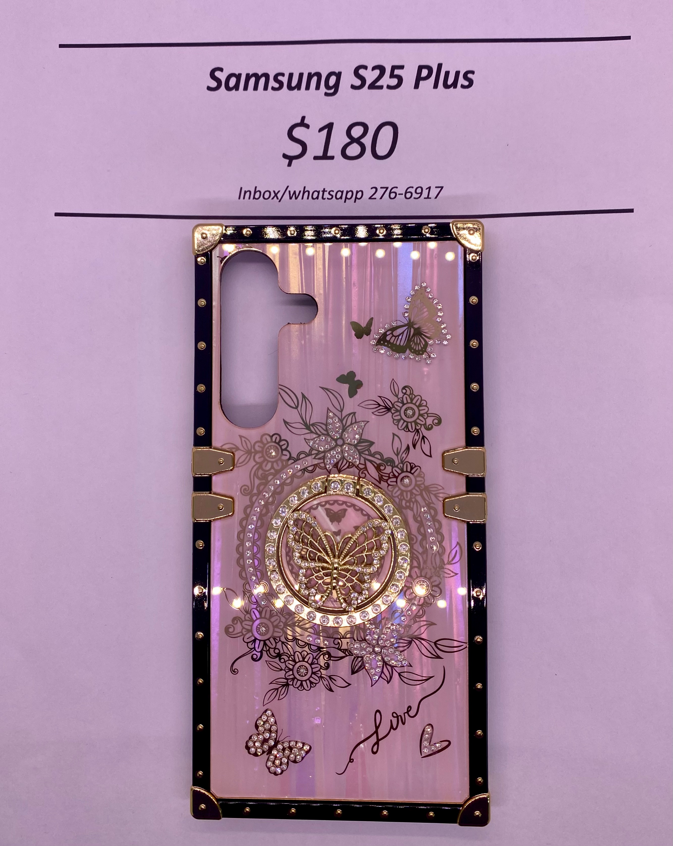 S25+ Pink Butterfly Trunk