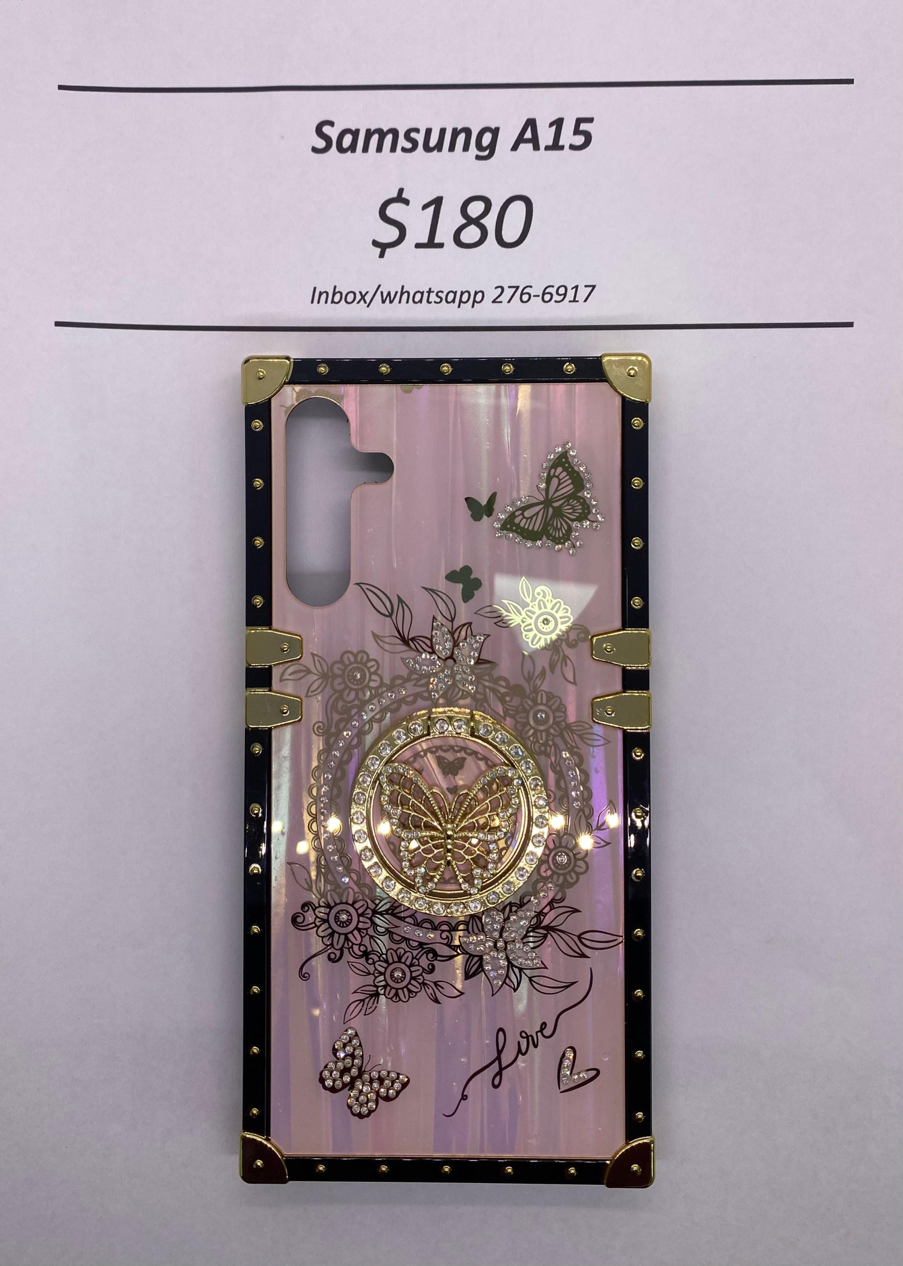 A15 Pink Butterfly Trunk