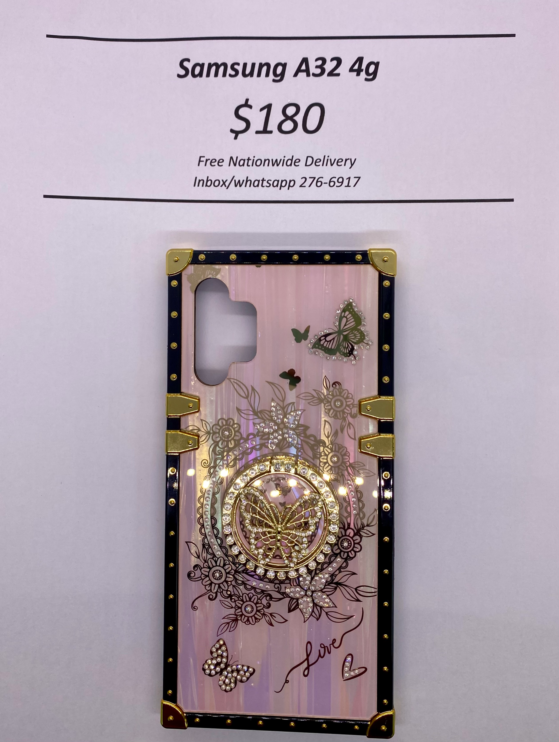 A32 4G Pink Butterfly Trunk