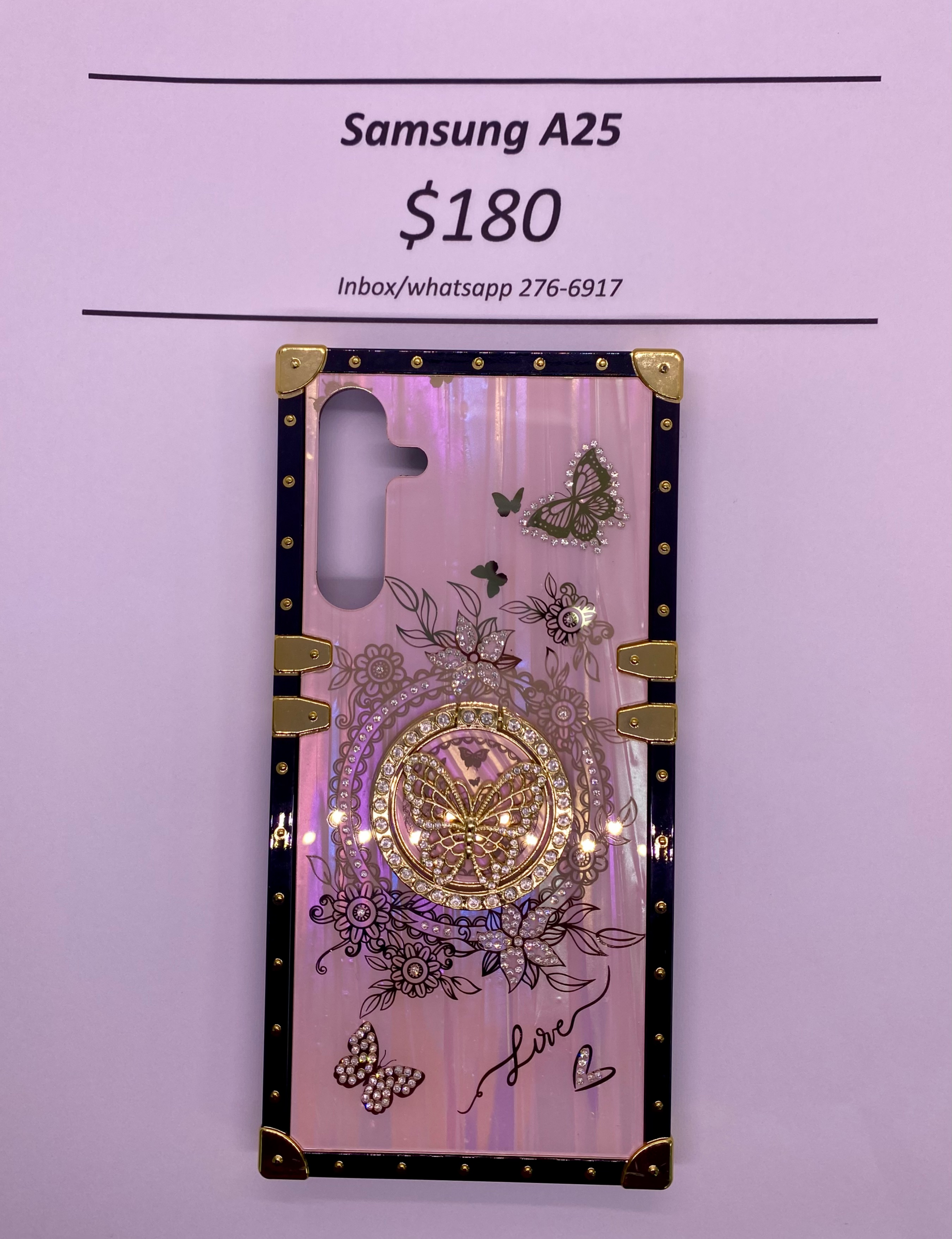 A25 Pink Butterfly Trunk